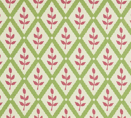 Lattice Leaf - Moss, Damson
