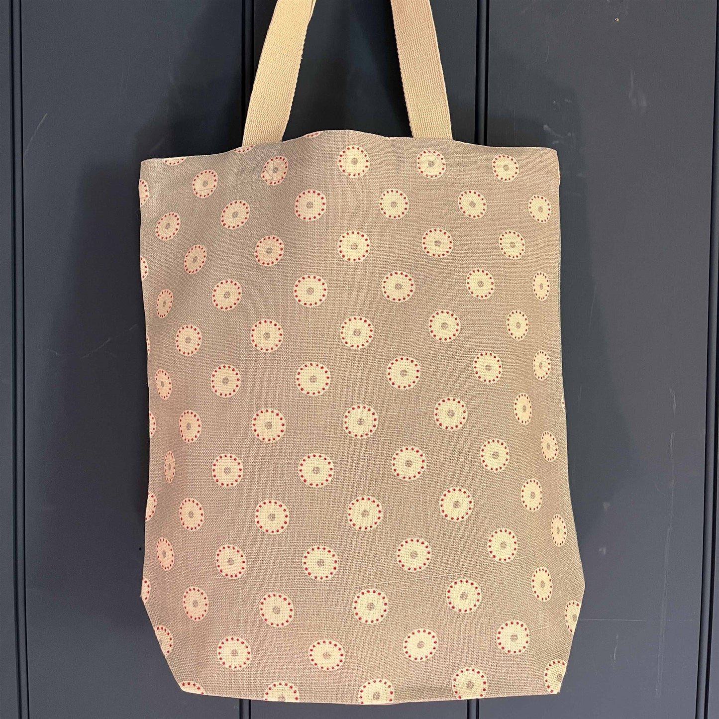 Tote Bag - Pretty Maids, Clay, Sweet Pea and Fern and Dragonfly, Smoke