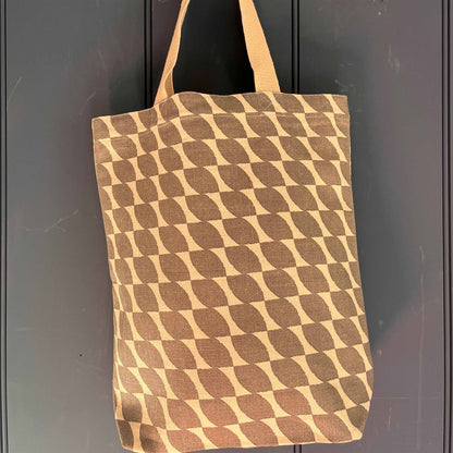 Tote Bag - Acorn and Leaf, Duck Egg & Sepals and Petals, Charcoal
