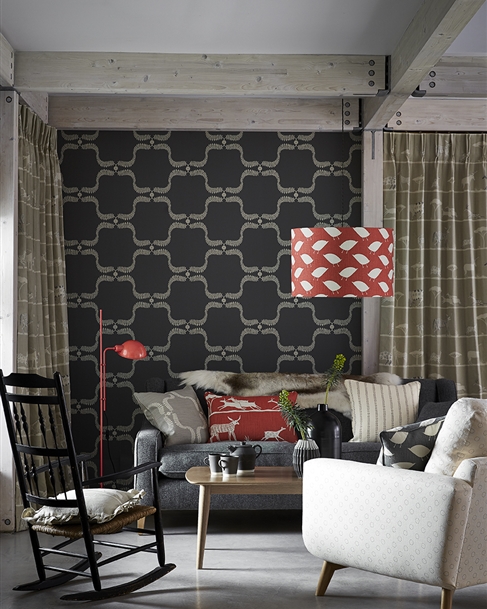 Contemporary & Vintage printed wallpapers & coverings UK - Vanessa