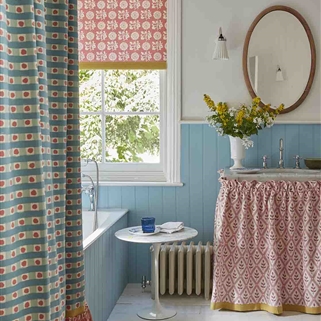 Bespoke Single Curtain, LHS - Dotty Check - Originally £799, reduced to £551 - NOW £500