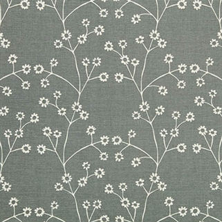 Dainty Daisy - Charcoal - Discontinued - By the Metre