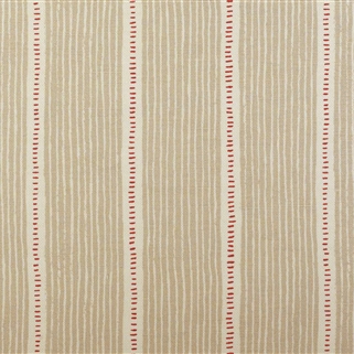 Stripe and Dash - Limestone, Raspberry - remnants