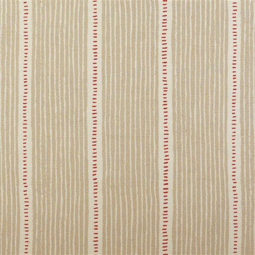 Stripe and Dash - Limestone, Raspberry - Cut Lengths