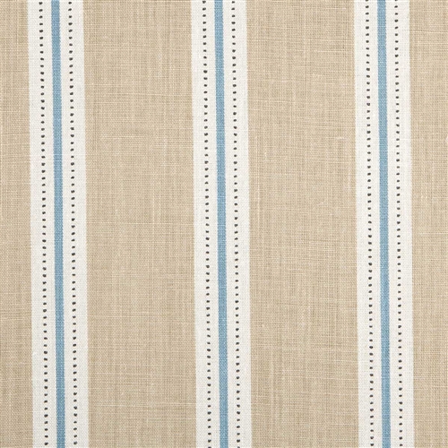 Stockholm Stripe - Mushroom, Teal, Winter - Discontinued - Cut Lengths