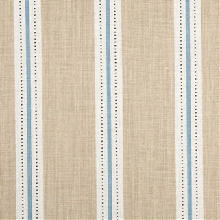 Stockholm Stripe - Mushroom, Teal, Winter - Discontinued - Cut Lengths