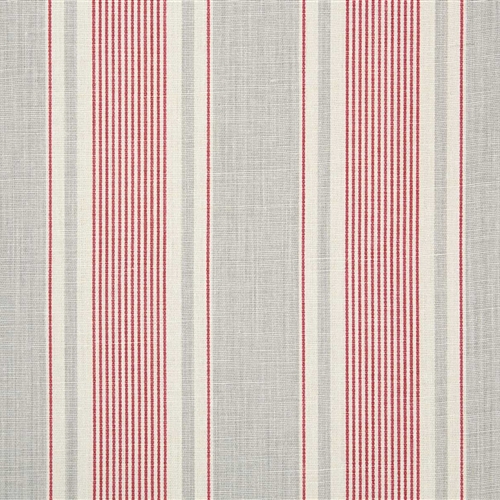 French Ticking - Clay, Damson - remnants