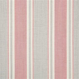 French Ticking - Clay, Damson - remnants