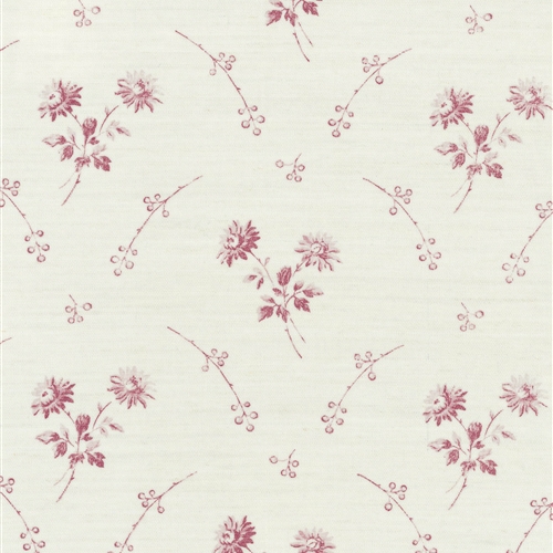 Lazy Daisy - Cranberry, Sea Pink - Discontinued - By the Metre
