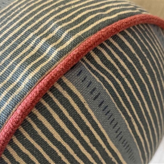 Stripe and Dash - Cornflower - Small Bolster