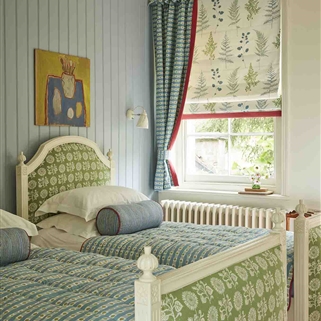 Bespoke eiderdown - Dotty Check - Was £655 each, NOW £500