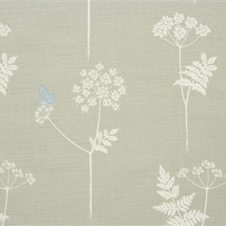 Cow Parsley - Pigeon, Teal - Cut Lengths