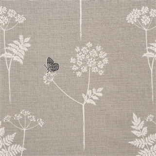 Cow Parsley - Dove, Charcoal - Cut Lengths